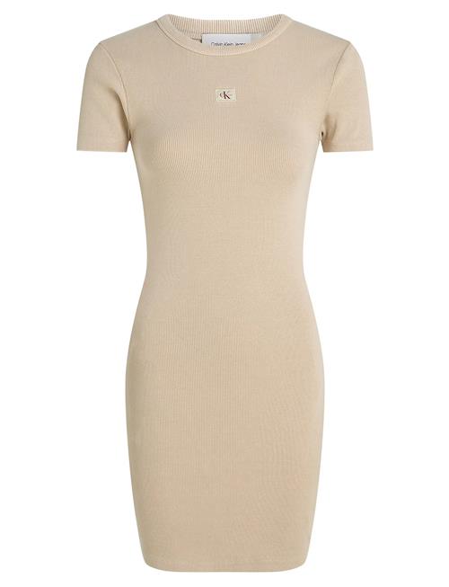 Calvin Klein Jeans | Washed Woven Label Rib Dress | S