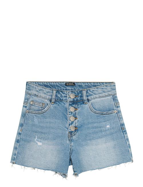 Indian Blue Jeans | Wide Denim Shorts Damaged | 116
