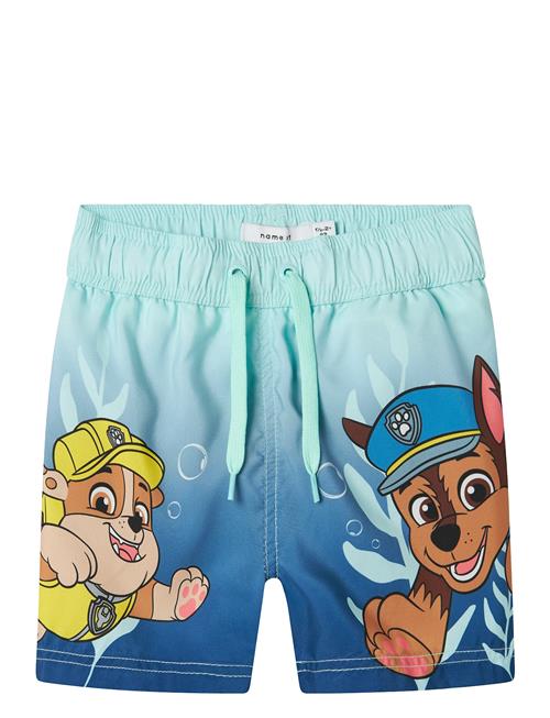 name it | Nmmmabbe Paw Long Swimshorts Cplg | 98