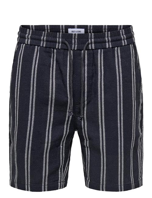 ONLY & SONS | Onstrev Life Reg Stru Stripe Shorts Noos | XS