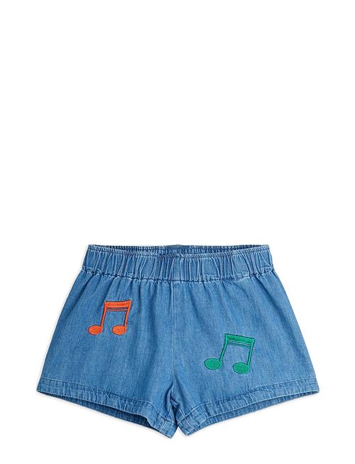 Mini Rodini | Note Emb Lightweight Denim Shorts | 104/110