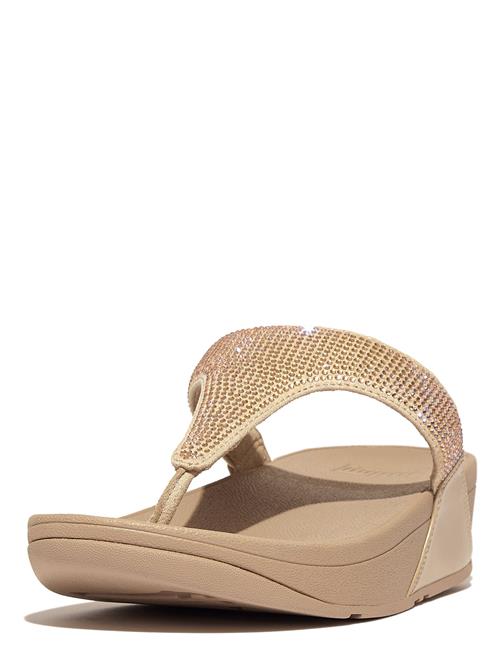 FitFlop | Lulu Crystal Embellished Toe-Post Sandals | 39