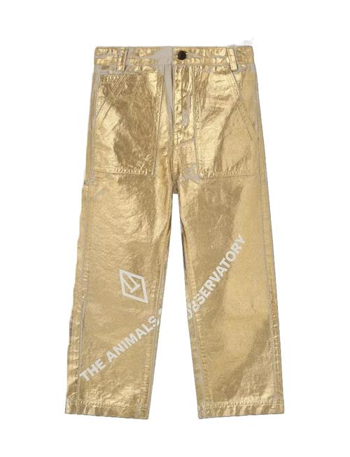 THE ANIMALS OBSERVATORY | Shiny Condor Kid Pants Gold | 10 Y