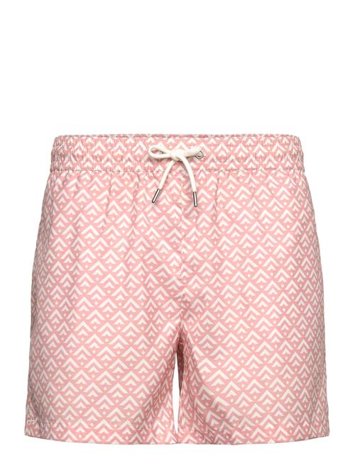 The Resort Co. | Classic Swim Shorts Rose Chevron | XXL 39 cm