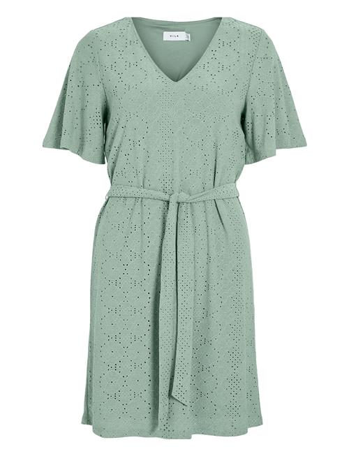 Vila | Vikally V-Neck S/S Short Dress | XS