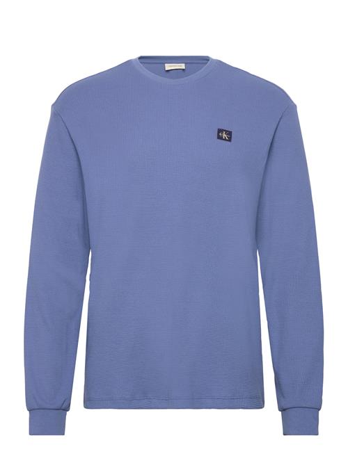 Calvin Klein Jeans | Ls Waffle Badge Crewnk Tee | XS