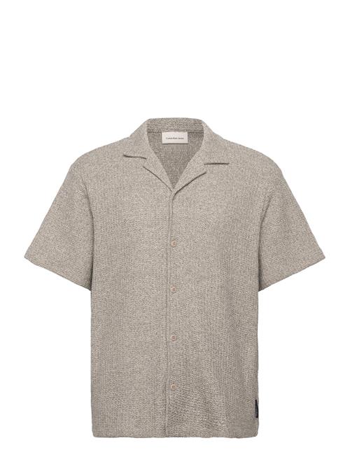 Se Calvin Klein Jeans | Ss Tuck Stitch Relaxed Camp Shir | L ved Booztlet