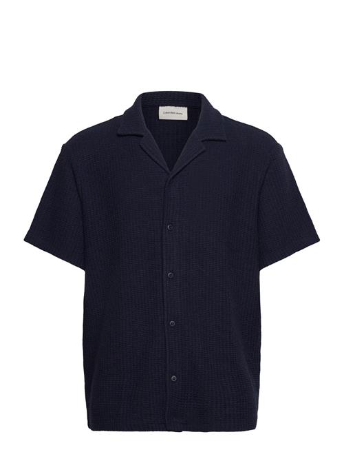 Se Calvin Klein Jeans | Ss Tuck Stitch Relaxed Camp Shir | S ved Booztlet