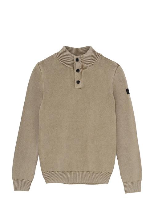 Indian Blue Jeans | Knitted Col Buttons Washed | 164