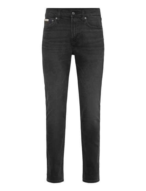 Calvin Klein Jeans | Slim Taper Black Oil Slick Jean | 34 x 34