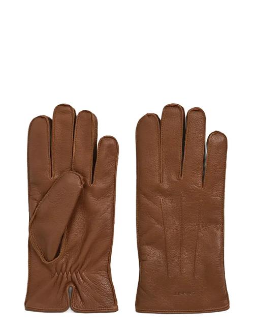 GANT | Cashmere Lined Leather Gloves | XL