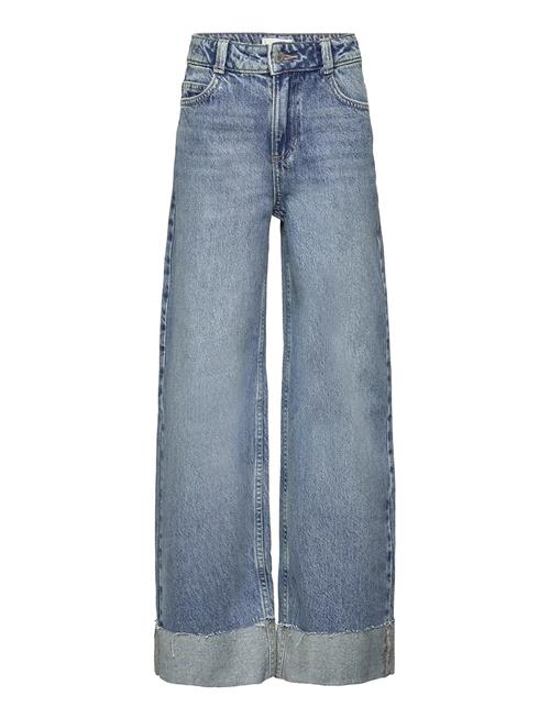 Mango | Wide Leg Jeans With Turned-Up Hem | 10