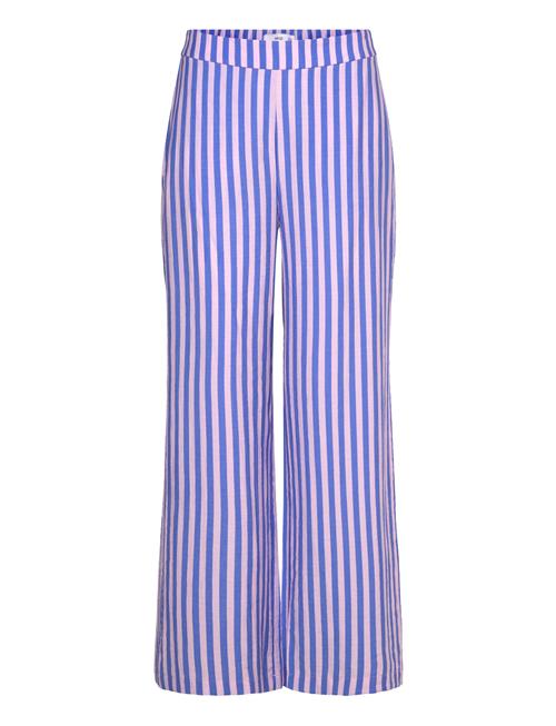 Mango | Stripe-Print Straight Trousers | L