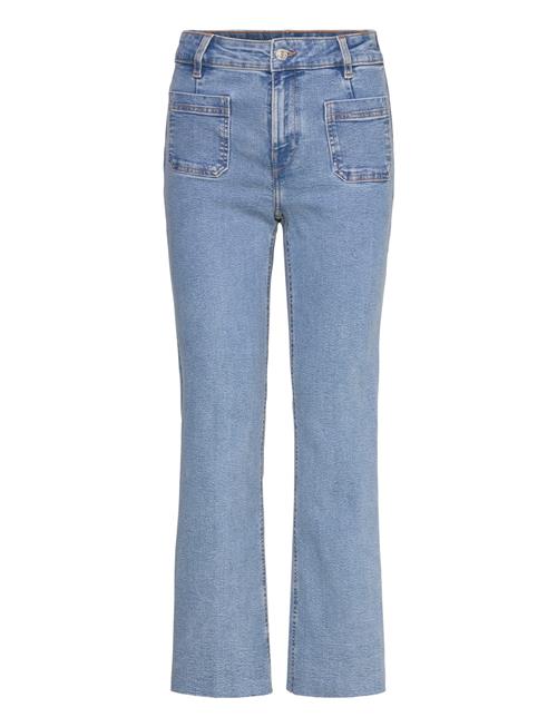 Mango | Flared Cropped Jeans With Pockets | 36