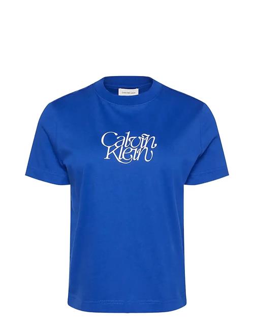 Calvin Klein Jeans | Ss Fitted Script Calvin Klein Te | L