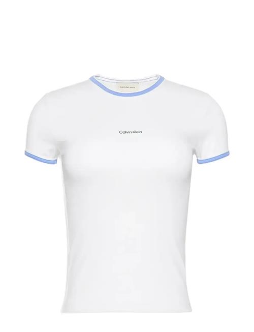 Calvin Klein Jeans | Ss Color Block Cotton Rib Baby T | S