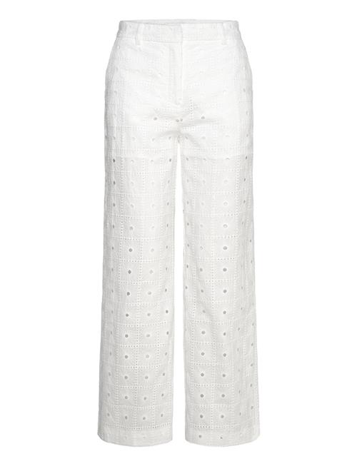 Mango | Straight-Fit Embroidered Cotton Trousers | 42