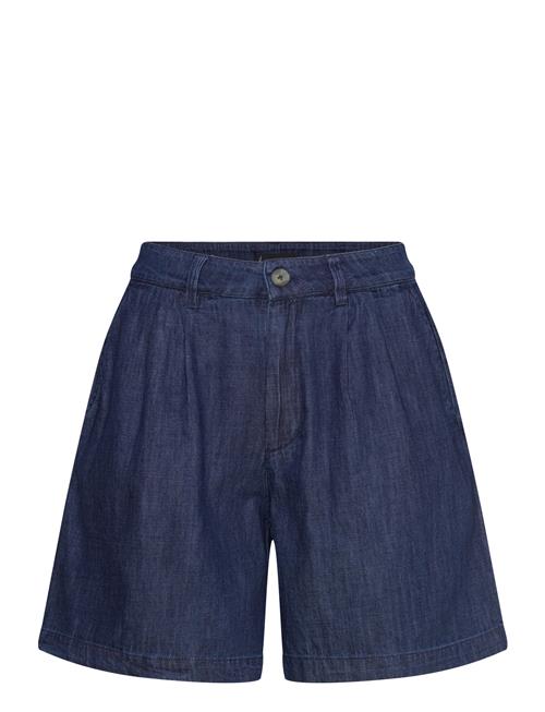 Mango | Straight-Fit Rinse-Wash Denim Bermuda Shorts | 38