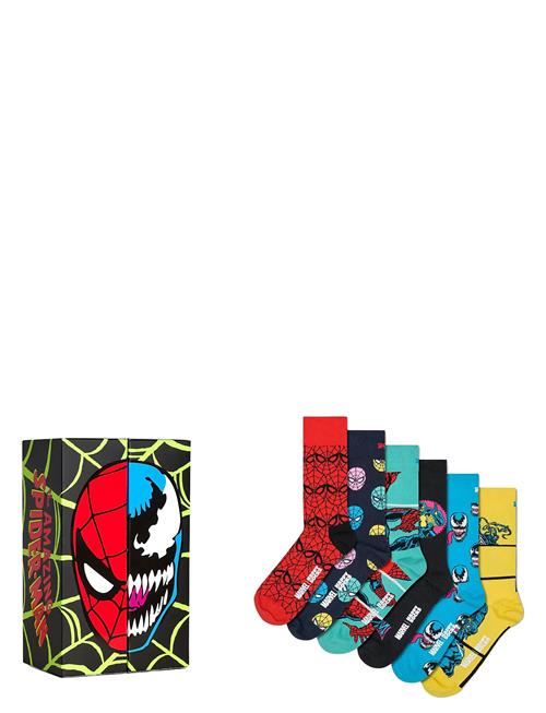 Happy Socks | Marvel™ Spider-Man 6-Pack Socks Gift Set | 36-40