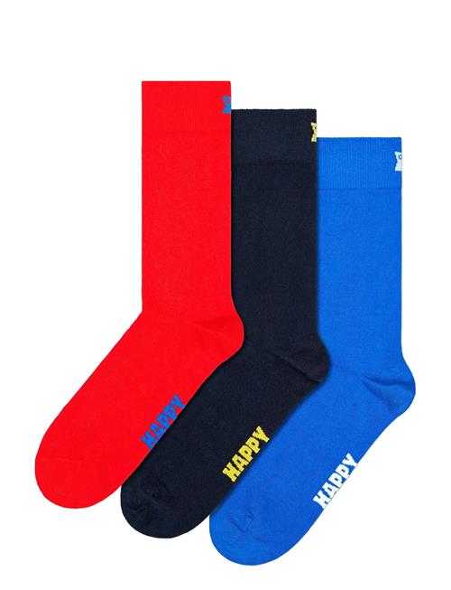 Happy Socks | 3-Pack Solid Socks | 36-40