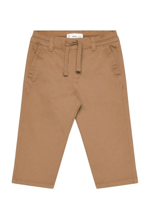 Mango | Drawstring Cotton Trousers | 12-18M