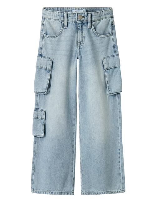 name it | Nkfbella Wide Cargo Jeans 8772-Be Noos | 164
