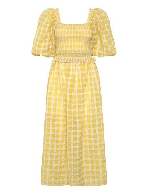 Stella Nova | Delicate Checked Maxi Dress | 36