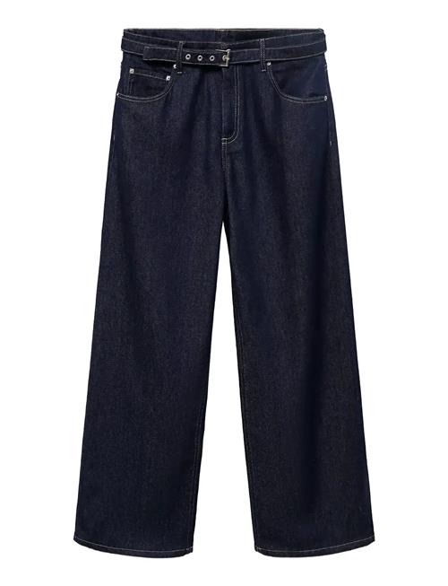 Mango | Straight-Fit Belt Jeans | 36