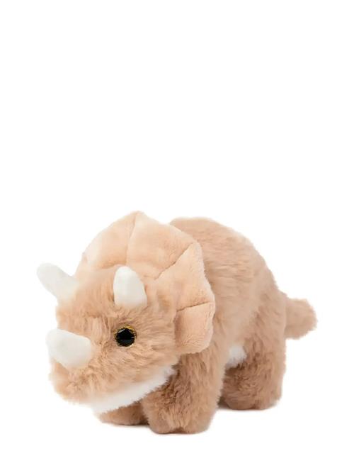 Teddykompaniet | Dino, Triceratops, Aprikos, Liten | 25 CM
