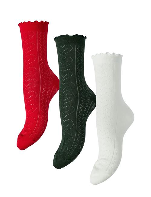 Pieces | Pcjara Pointelle Socks 3 Pack Mpa | ONE SIZE