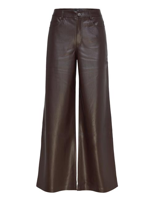 Mango | Straight-Leg Faux-Leather Trousers | 36