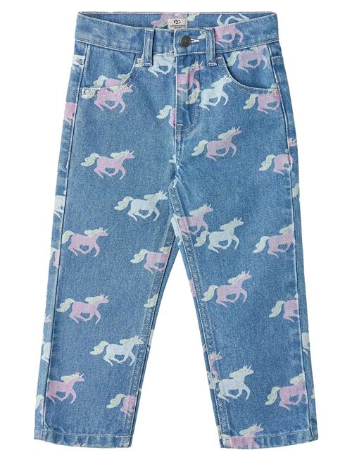 Copenhagen Colors | Organic Jeans W. Regular Fit & Unicorn Print | 80
