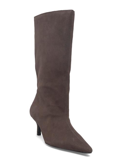 Mango | Suede Kitten-Heel Boots | 36