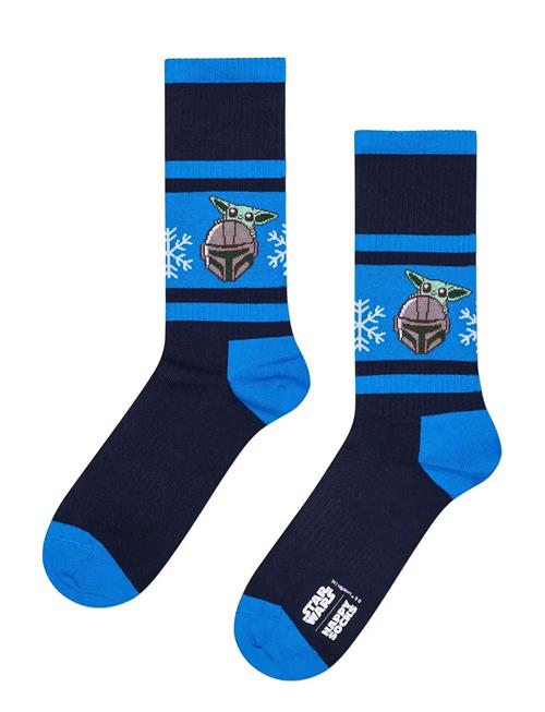 Happy Socks | Star Wars™ Mandalorian Snowflake Sneaker Sock | 36-40