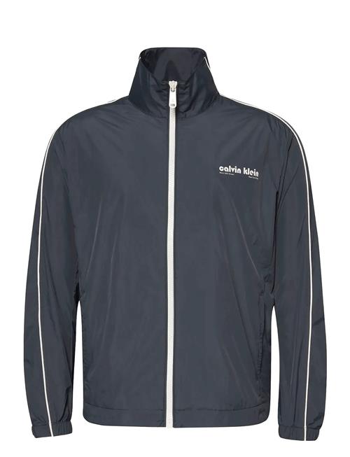 Calvin Klein Jeans | Ls Crinkle Stand Collar Track Ja | XL