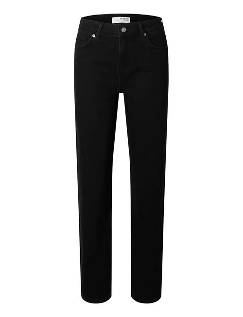 Selected | Slfalice Mw Straight Black Jeans Noos | 30 x 34