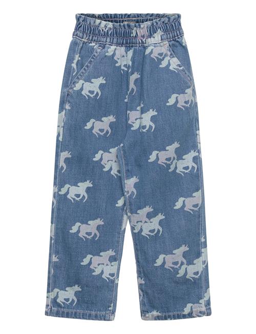 Copenhagen Colors | Organic Pants W. Frill Waist & Unicorn Print | 104