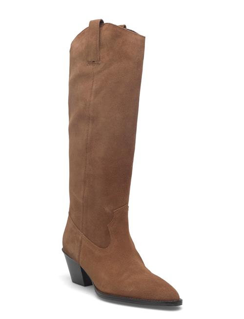 Mango | Heeled Leather Boots | 37