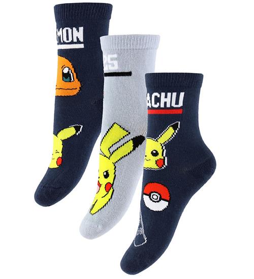 Name It Strømper - 3-pak - NmmSantiago - Pokemon - Navy Blazer