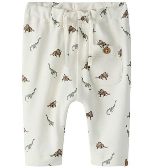 Lil' Atelier Bukser - NbmGayo - Coconut Milk/ Dino