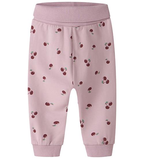 Name It Sweatpants - NbfVimone - Dawn Pink/ Cherry
