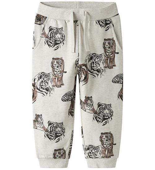 Name It Sweatpants - NmmThorne - Peyote Melange m. Print