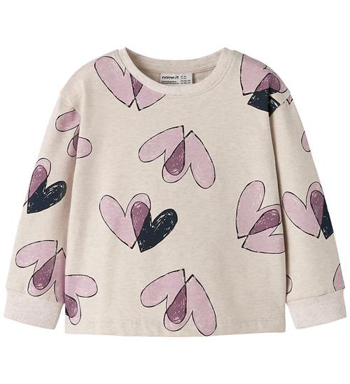 Name It Bluse - NmfTeart - Peyote Melange m. Print