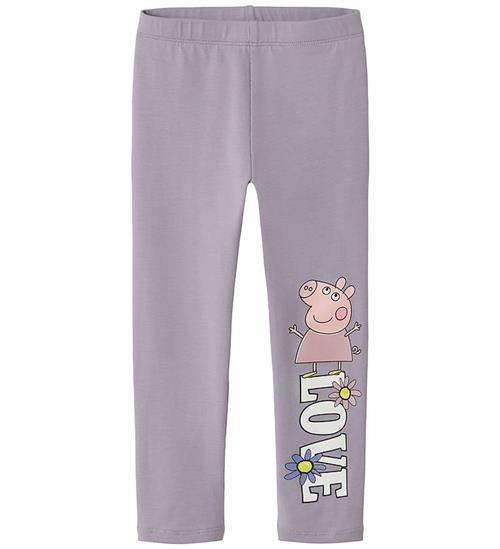 Name It Leggings - NmfDaisy - Gurli Gris - Lavender Gray