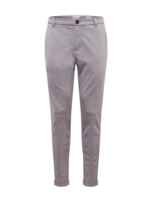 Lindbergh Lærredsbukser 'Superflex'  grå-meleret