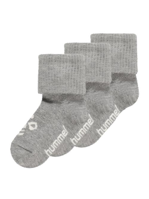 Hummel Sportssokker 'Sora'  grå-meleret / hvid