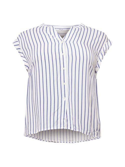 ABOUT YOU Curvy Bluse 'Jamal'  blå / hvid