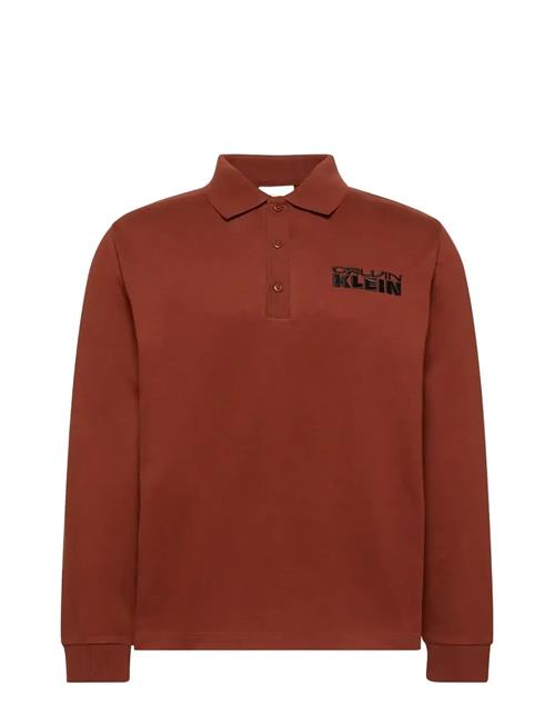 Calvin Klein Jeans | Ls Sueded Heavy Jersey Polo | S