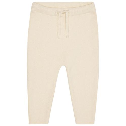 Flöss Kaya Strikkede Bukser Soft White 80 cm  Creme  80 cm  unisex