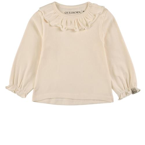 Gullkorn Design Sonja Flæset T-shirt Snow White 92 cm  Creme  92 cm  kvinde